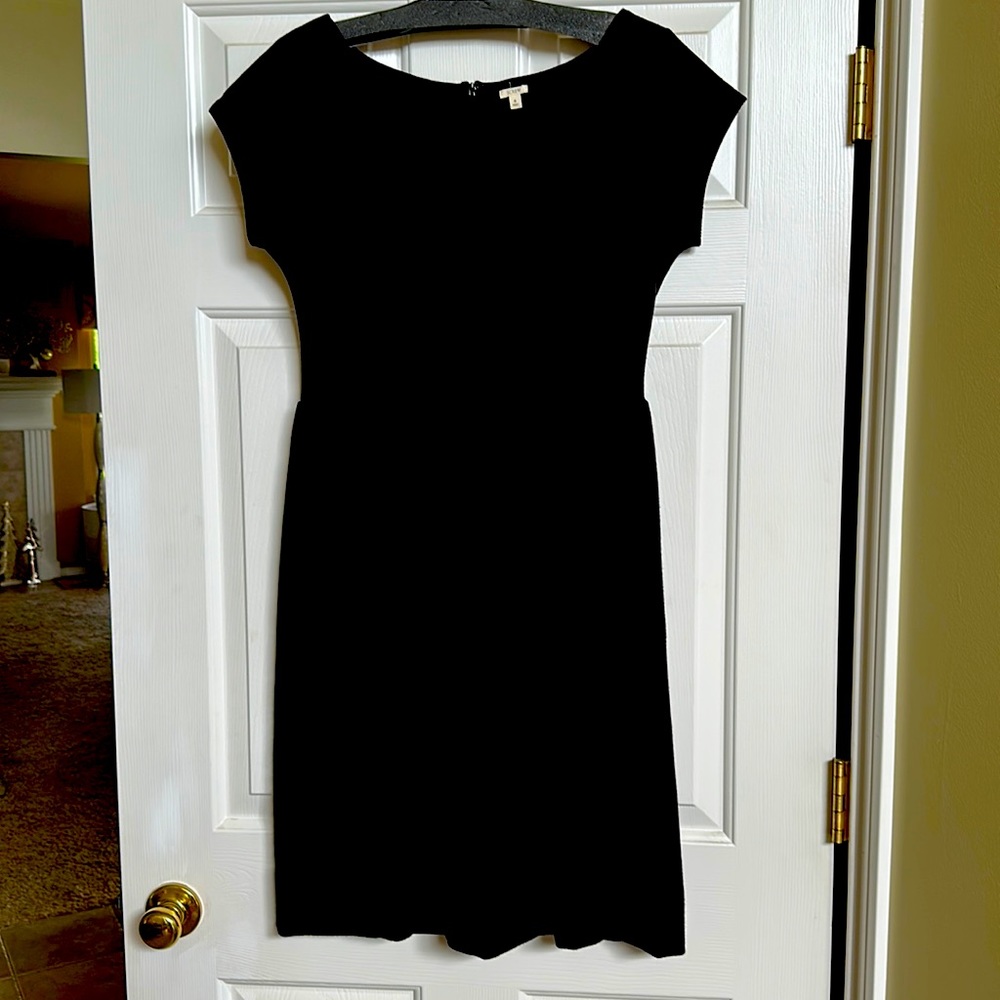 J Crew size 4 black sleeveless dress